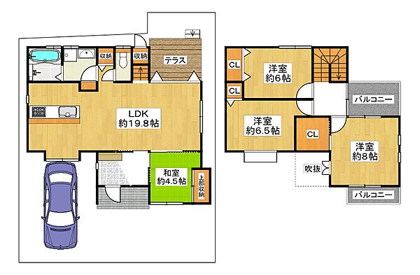 間取りを拡大表示