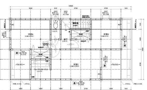 2階間取り図
