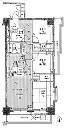 ボヌール八王子 3LDKの間取図画像