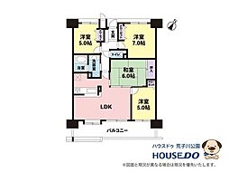 ラビデンス荒子川公園3番館 4LDKの間取図画像