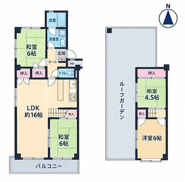 間取りを拡大表示