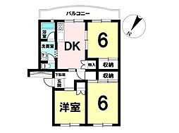 間取図画像 3DK