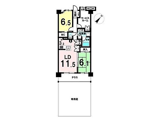 間取り レーベンリヴァーレ入間オフィール 1階/-