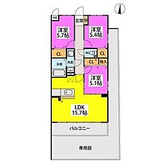 物件の間取り