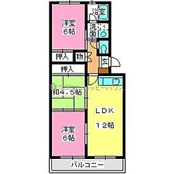 レークサイドパーク 3LDKの間取図画像