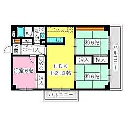 ソフィア 3LDKの間取図画像