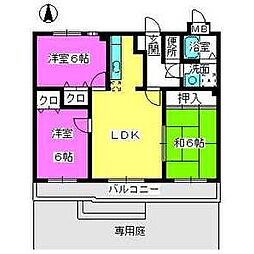 レジオン・ドヌールA 3LDKの間取図画像