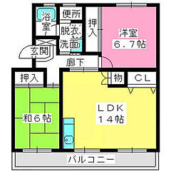 物件の間取り