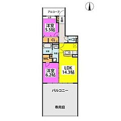 物件の間取り
