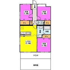 物件の間取り