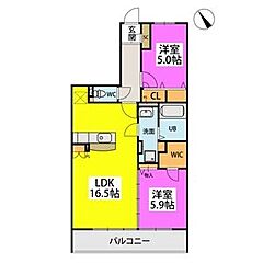 物件の間取り