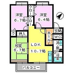 物件の間取り