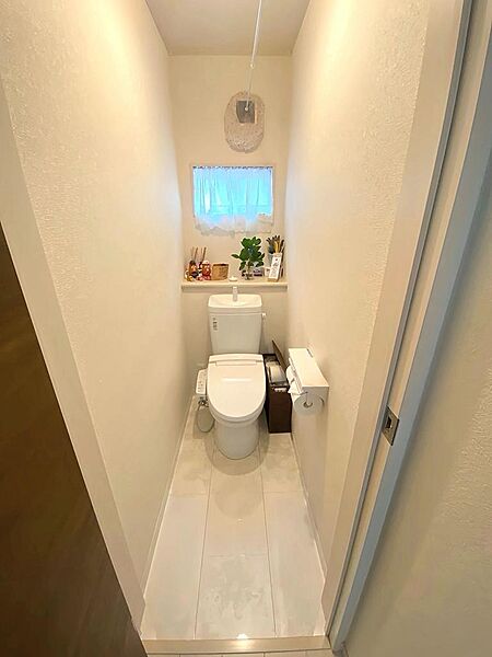 2階トイレ生活動線に配慮した、使い勝手の良い2階トイレ。