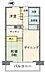 間取り：2DK、価格440万円、専有面積54.37m2、バルコニー面積8.62m2