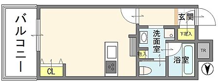1R 間取り
