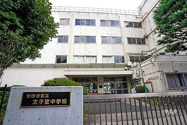 太子堂中学校 740m
