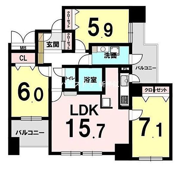 間取り：301000105495