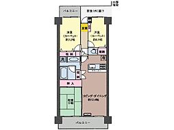港北ニュータウンパークサイドハイツ壱番館 3LDKの間取図画像