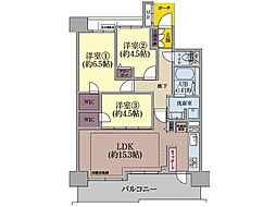 デイパーク横濱天王町 3LDKの間取図画像
