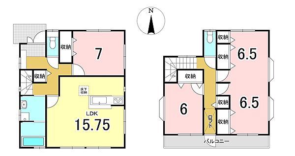 間取りを拡大表示