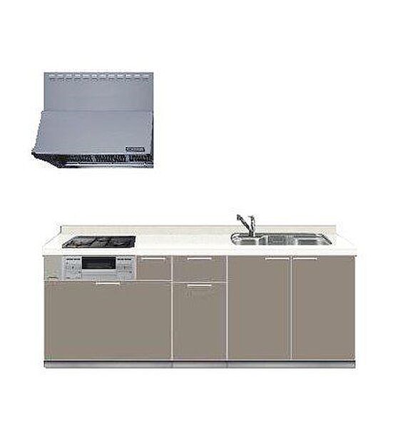 【同仕様写真】新品のキッチンに交換予定です。