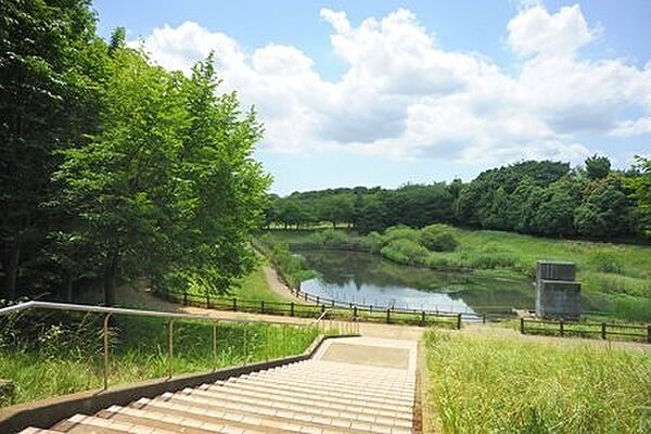 公園「美しが丘近隣公園まで1064m」