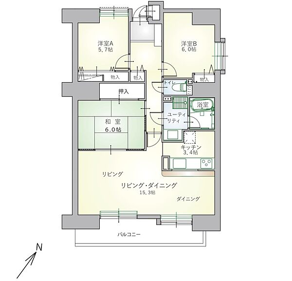 間取り：301000105238