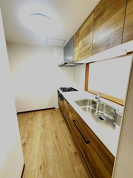 会話を楽しめて、料理にも集中しやすい、対面カウンターキッチン