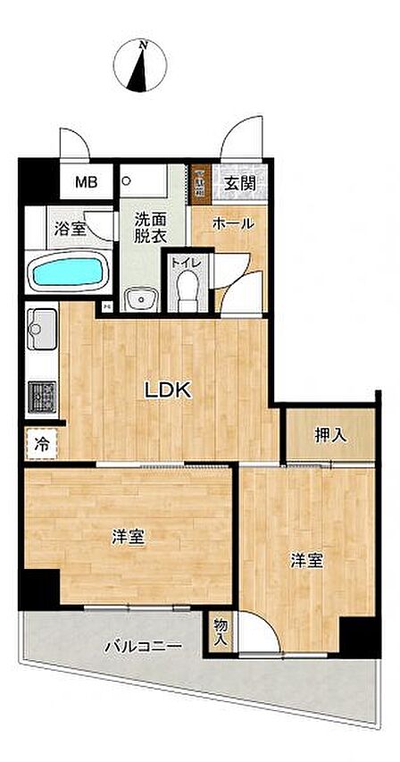 南向きで陽当たり・風通し良好です!