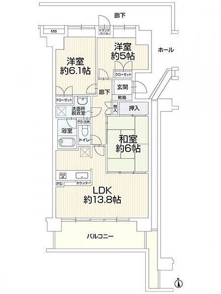 収納スペースが充実しており、すっきりとお部屋を片付けることができます♪
