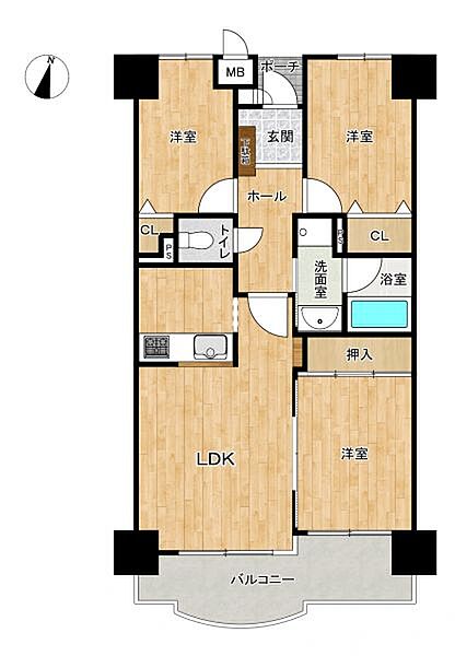 間取りを拡大表示