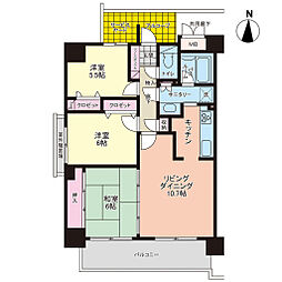 アルファステイツ高須新町 3LDKの間取図画像