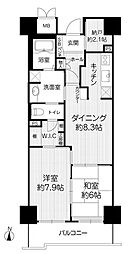 イーストコート11番街2番館 2SLDKの間取図画像
