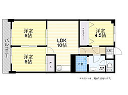 ホロンバイルUEDA 3LDKの間取図画像
