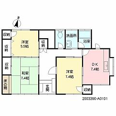 物件の間取り