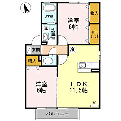 物件の間取り