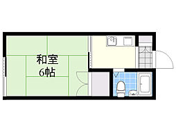 サンコーポ坂詰 1Kの間取図画像