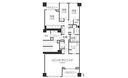ザ・パークハウスグラン南青山高樹町 3LDKの間取図画像