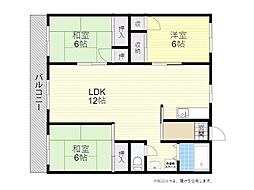 ラフィーネマキ 3LDKの間取図画像