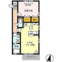 物件の間取り