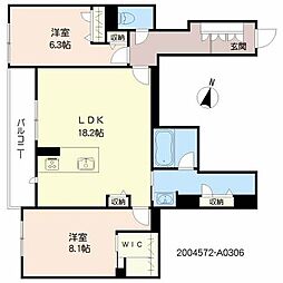 仮)shamaison ryuju 2LDKの間取図画像