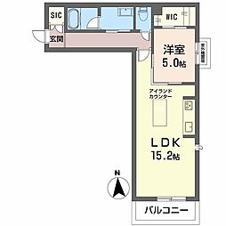 GrandBELL千代町 1LDKの間取図画像