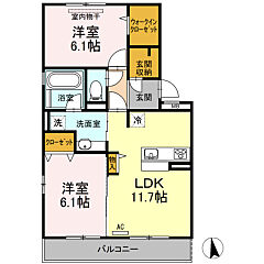 物件の間取り