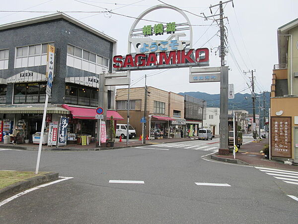 相模湖商店街まで1300ｍです。