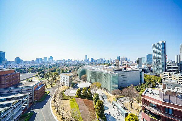南西側バルコニーからの眺望（眺望は永続的に保証されるものではありません）
