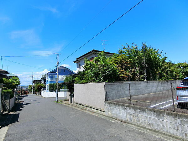 現地南側からの写真です！角地ですので、陽当り風通し良好です！！