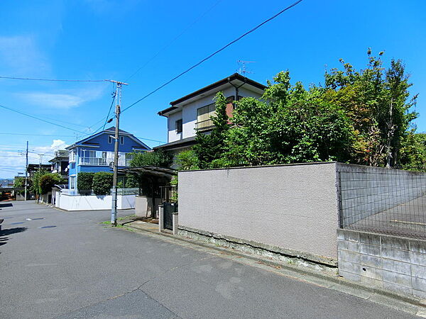現地南側からの写真です！角地ですので、陽当り風通し良好です！！