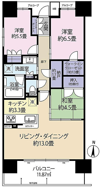 間取り：326000264550