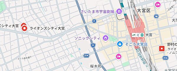 地図を拡大表示