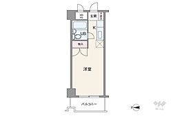 エリゼー池袋 1Kの間取図画像